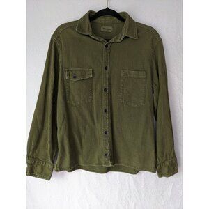 TAYLOR STITCH Utility Shirt Green Corduroy Workshirt Button Up Men's Size 40
